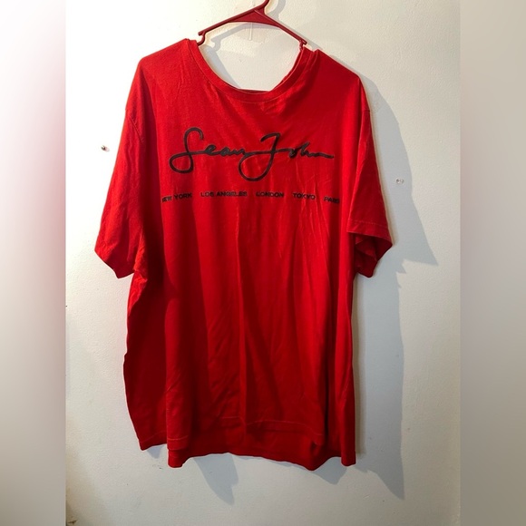 Y2K vintage Sean T-shirt simple handwriting, shirt, size 3XL - Picture 1 of 7